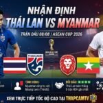 Nhận định Thái Lan vs Myanmar (20h00, 08/08) tại ASEAN Cup 2026 chi tiết trên ThapcamTV